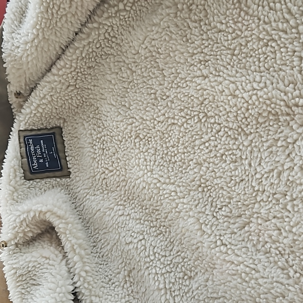 Abercrombie & Fitch Sherpa Lined Button-Down Jack… - image 8